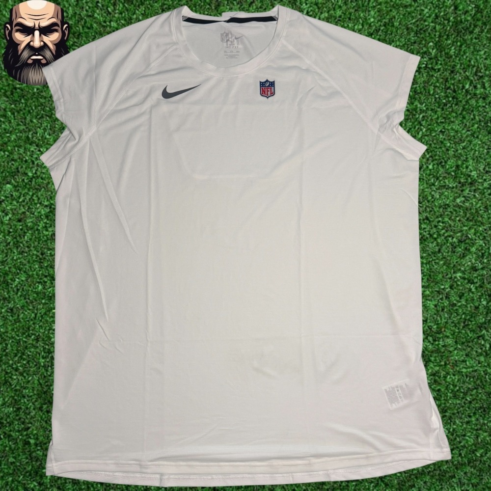 Nike NFL On Field Player Issued Dri-Fit 1/2 Sleeve Shirt CW6305-100 Men Size 3XL